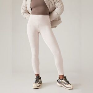 Athleta Cream Delancey Skyline High Rise Leggings